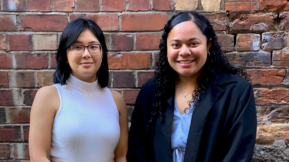 Gayle Lee and Jessica Vea